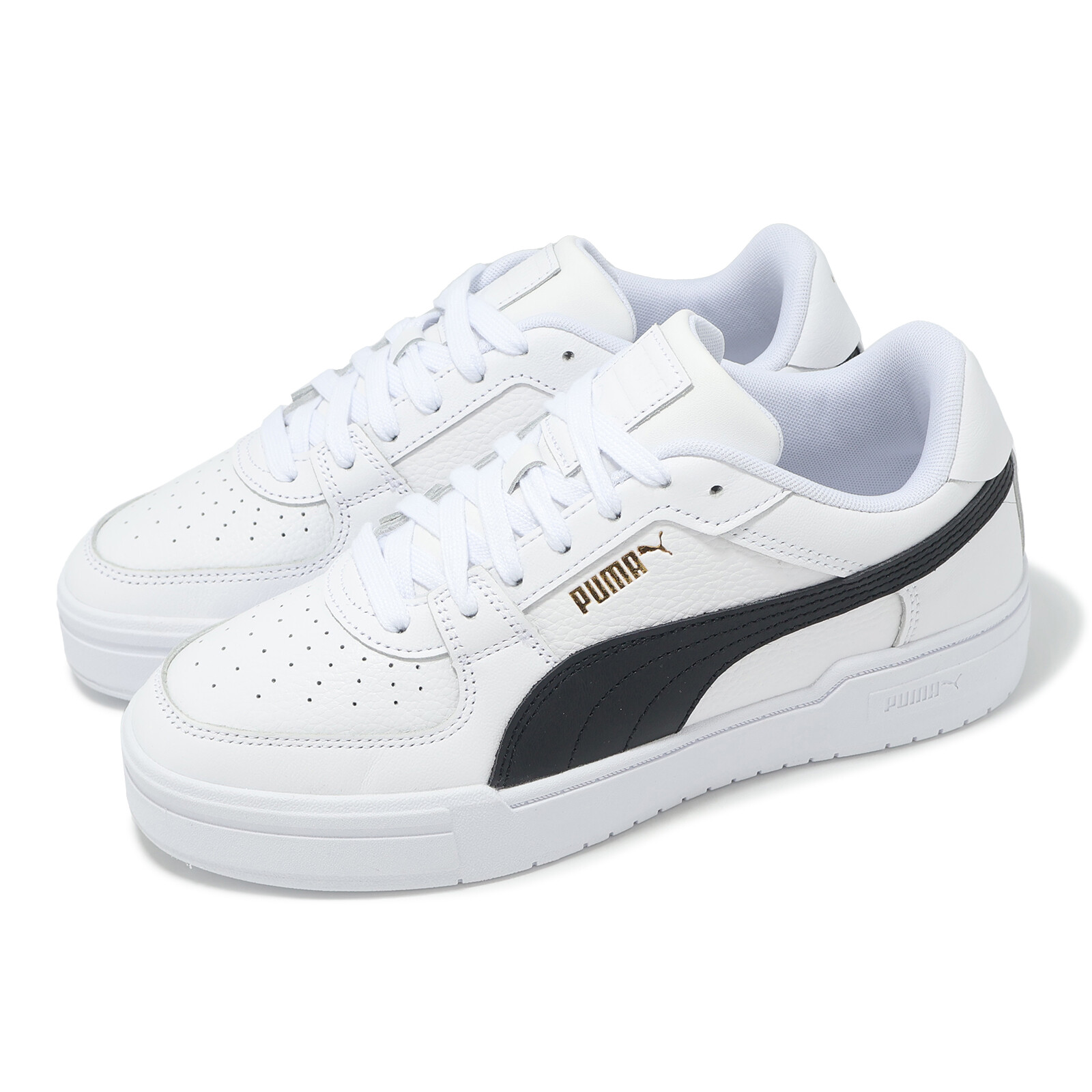 Puma CA Pro Classic II 2 White Black Gold Men Unisex Casual Shoes 402366-05