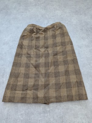 Pendleton Rock Damengröße 10 kariert 100 % Wolle Schottenkaro hergestellt in den USA Vintage