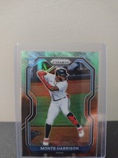 2021 Panini Prizm Baseball Monte Harrison Cosmic Haze Prizm Rc