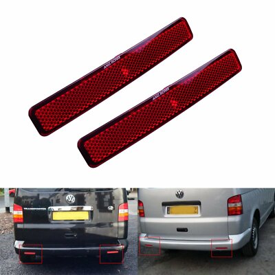Für VW T5 Transporter Caravelle Multivan V  2011 Rückstrahler Reflektor Rot
