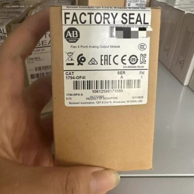 Neu werkseitig versiegelt Allen-Bredley 1794-OF4I/A Flex 4 Punkt Analog Ausgangsmodul