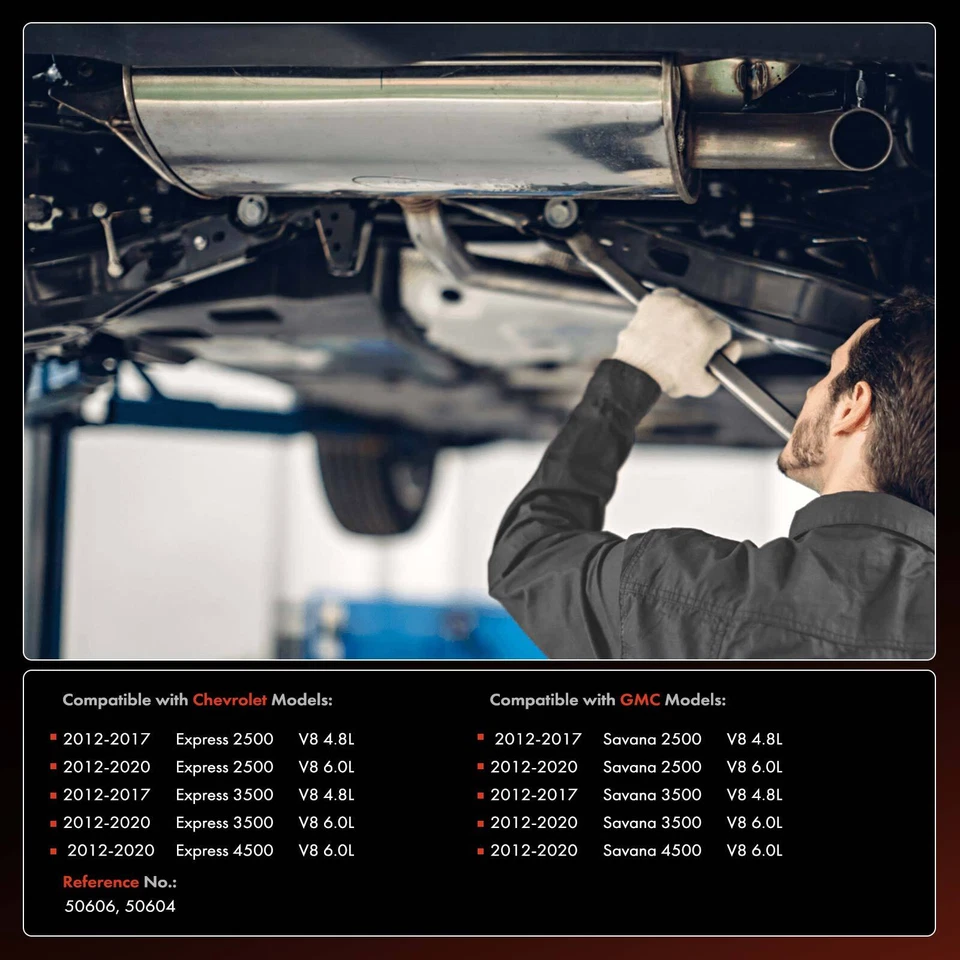Convertidor catalítico para Chevrolet Express 2500/3500/4500 GMC Savana 2012-2020 Foto 2 de 4