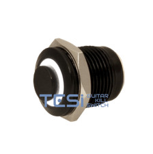 Tesi FILO 16MM LED Momentary Push Button Guitar Kill Switch Black/White