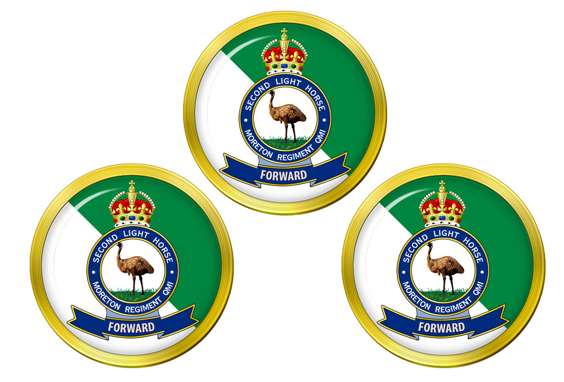 2nd Australian Light Horse (Australian Army) Golf Ball Markers