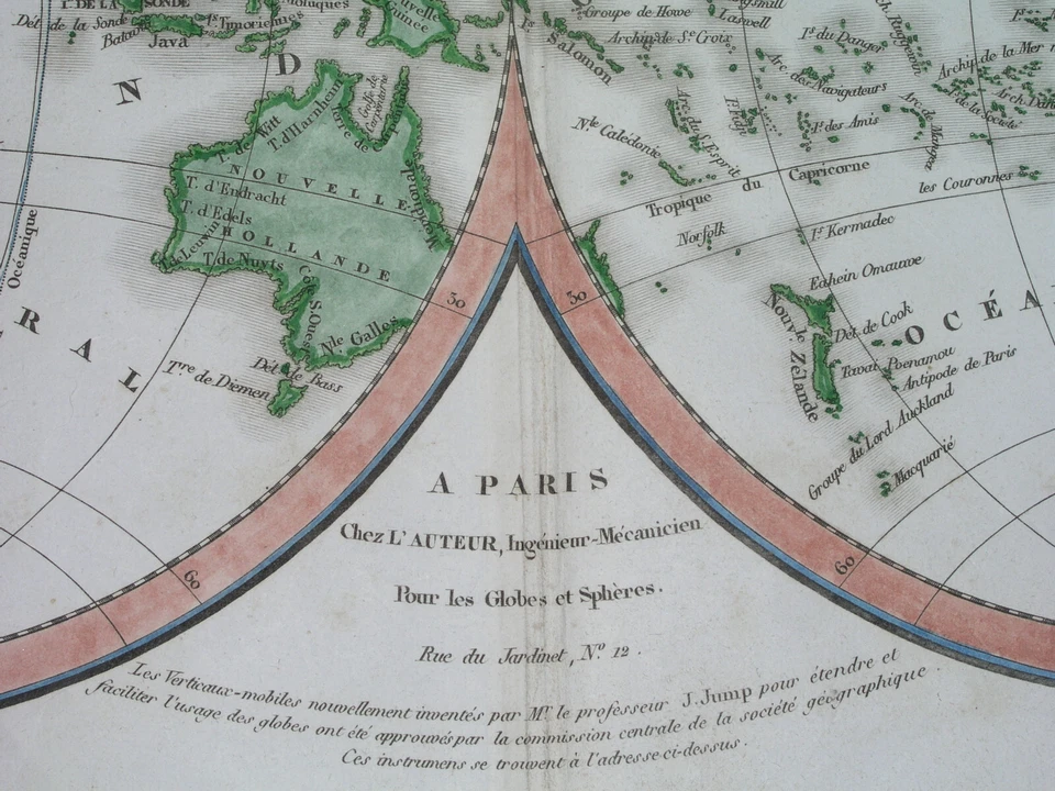 1834 ORIGINAL MAP UNITED STATES CANADA TEXAS FLORIDA NORTH AMERICA ASIA WORLD - Image 4 of 4