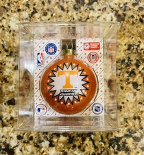 Tennessee Volunteers Glass Christmas Ball Ornament - Sports Collector Series