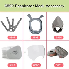 Head Harness Nose Cup Designed for 6800 6000 Full Facepiece Respirator Gas Mask