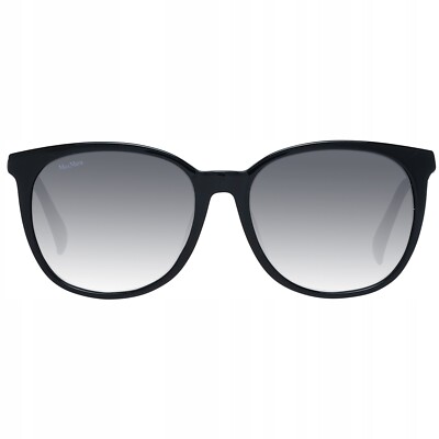 MAX MARA PRISM2 MM0022-F 01B Black Round Plastic Sunglasses Frame 56-17-145