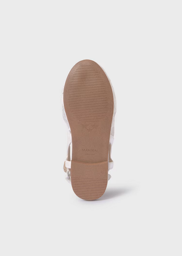 SCARPE BALLERINA SANDALI BIMBA MAYORAL 43530 73 BEIGE ORIGINALE PE 2024 - Picture 4 of 4