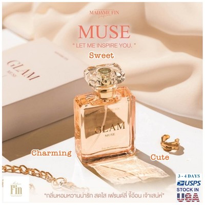 Madame Fin MUSE Perfume Spray GLAM Eau de Parfum Floral Lady Women Female 50 ml