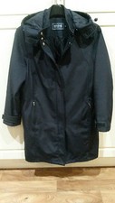 Size 14 Maine New England Designer Coat (rrp £120) With Hood & 2 Front Pockets