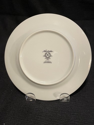 Noritake Savannah 2031 Bread Butter Plate Platinum Rim Floral Pink Set of 4 *604 - Picture 3 of 5