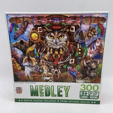 Masterpieces 300 Piece Ez Grip Jigsaw Puzzle - Animal Totems - 18"X24"
