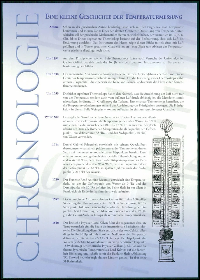 GERMAN POST ANNIVERSARY-FDC 2014 FAHRENHEIT SCALA THERMOMETER PHYSICS u774 - Image 4 of 4