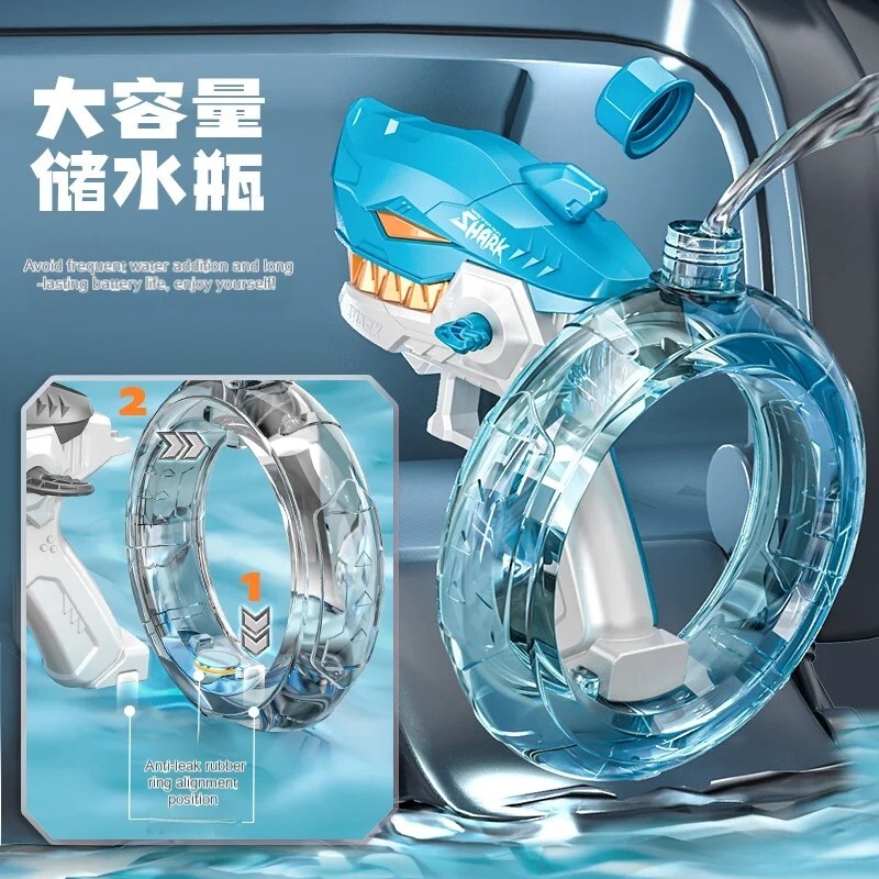 JONRRYIN Pistolet a Eau Electrique, Pistolet à Eau Automatique Succion Longue Portée 10-13M pour Enfants et Adultes Eté Piscine Plage Extérieur JONRRYIN Pistolet a Eau Electrique, Pistolet à Eau Automatique Succion Longue Portée 10-13M pour Enfants et Adultes Eté Piscine Plage Extérieur