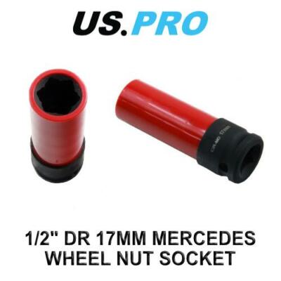 US PRO 1/2'' Antrieb 17MM Mercedes Radmutter Nuss 1483