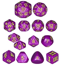 Specialty 14 Unusual DCC Dice Set - Cloudkill