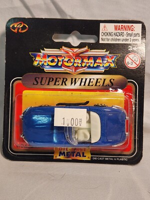Motormax Super Wheels 1:64 #61000 Diecast Car! Jaguar? Porsche? Read! See Pics.