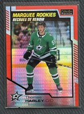 2020 O-Pee-Chee Platinum Marquee Rookies Red Prism /199 Thomas Harley Rookie RC