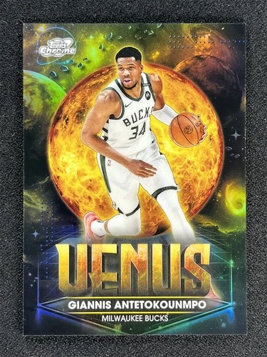 2025-26 Topps Cosmic Chrome Giannis Antetokounmpo Planetary Pursuit Venus SSP