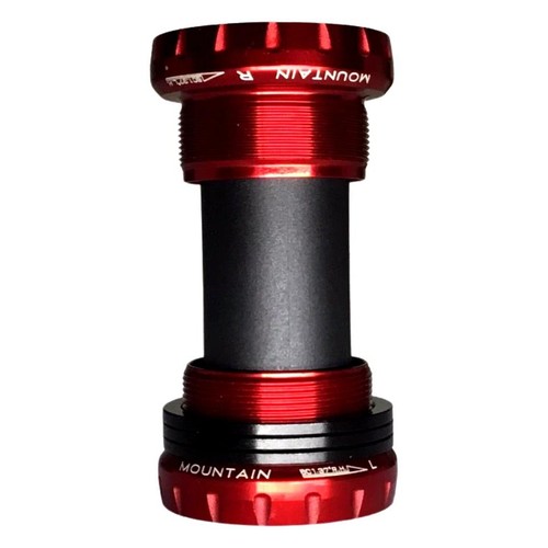 MTB Road BB 68‑73mm for 24mm Shimano FSA Cranks Red BSA Thread New - Picture 3 of 8