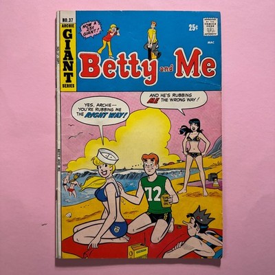 BETTY AND ME #37 1971 VF (8.0) Archie Comics. Innuendo Cover! Bikini!