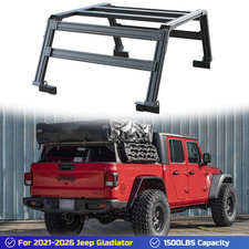 1500lb Overland Truck Bed Ladder Rack Cargo Carrier For Jeep Gladiator 2021-2025 1500lb Overland Truck Bed Ladder Rack Cargo Carrier For Jeep Gladiator 2021-2025