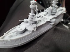 3D Printing Kit 1/700 French Battleship Jaureguiberry. Waterline- Unpainted