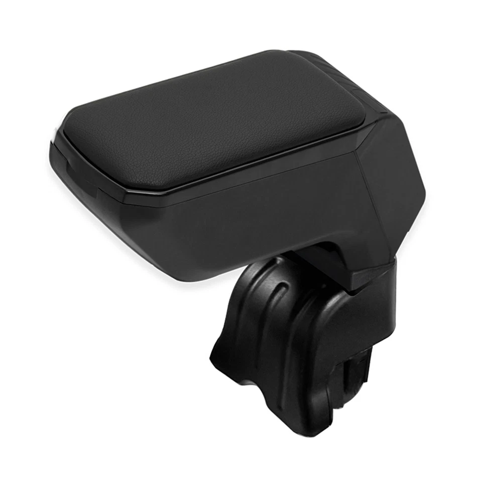 Center Console Armrest Storage Box for Volkswagen Polo 6R 2009-2017 , Black, 1Pc Foto 2 de 4