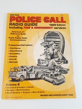 Vtg 1989 Radio Shack Police Call Radio Guide Police Fire Emergency Book