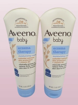 AVEENO BABY ECZEMA THERAPY MOISTURIZING CREAM 7.3 OZ  LOT OF 2 