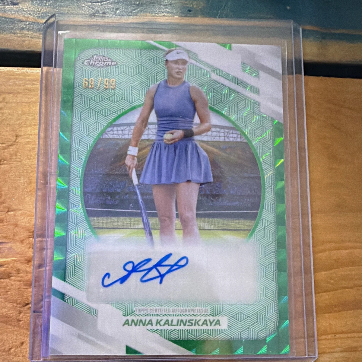 Autographed Tennis Sports Trading Card Singles for sale | eBay
