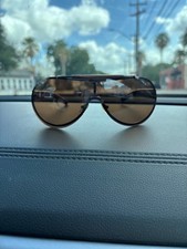 authentic Gucci aviator brown sunglasses never worn great condition