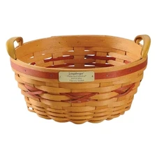 Longaberger Christmas Collection 1999 Popcorn Basket 