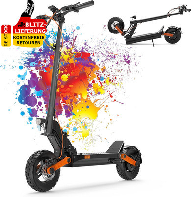 Elektroroller mit Straßenzulassung S-Serie Escooter Bis 100Km Reichw. E Roller