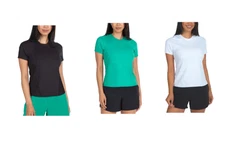 Spyder Active Women's Ribbed  Short Sleeve Active Tee Shirt