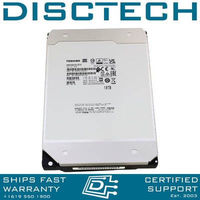 Toshiba MG09ACA18TE 18TB 3.5  LFF 6Gbps 7.2K RPM 512e MG09 Series SATA HD