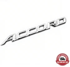 For Honda Accord Touring Luggage Trunk Lid Logo Badge Nameplate Emblem Sliver US