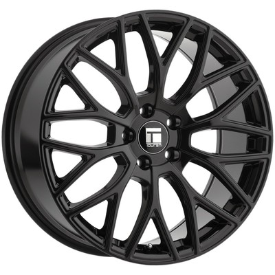 Touren TR76 20x8.5 5x108 +35mm Gloss Black Wheel Rim 20'' Inch