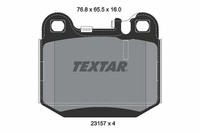 Textar Bremsbelagsatz, Scheibenbremse Hinterachse U.A. FüR Maserati