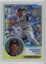 2018 Topps Silver Pack 1983 Design Chrome Update Series Mariano Rivera HOF 16kt