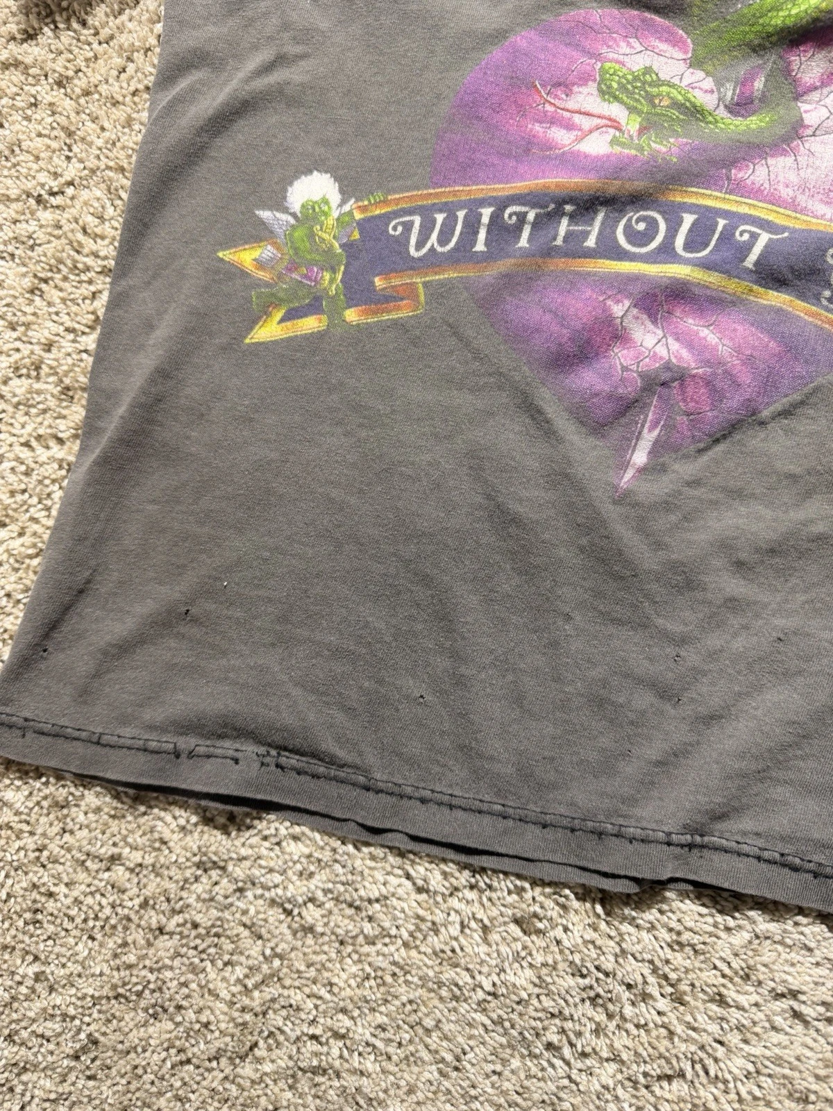 Vintage 1989 Motley Crue Dr. Feelgood Without You Shirt Size M - product detail image 6