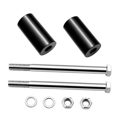 2'' Handlebar Riser Extension Kit for Harley Sportster, Dyna, Softail & Black#2