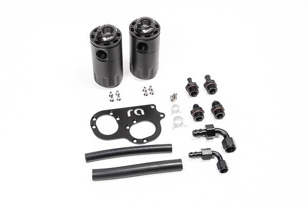 RADIUM Engineering DUAL CATCH CAN KIT, LOTUS 2ZZ-GE, FLUID LOCK