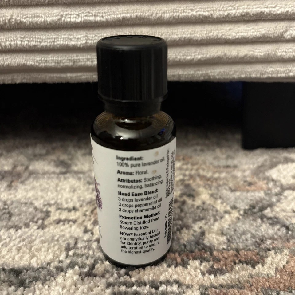Lavender (100% Pure), 1 oz - NOW Foods Essential Oils Exp 03/2029 - Image 2 of 4