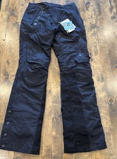 Joe Rocket Women’s Sm  Alter Ego Motorcycle Riding Pants Black Padded Waterproof