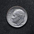 1981-P Roosevelt Dime Mint Error Struck off Center AU (bb19463)