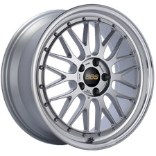 Bbs Lm For 19x8.5 Wheel 5x112 Et48 Diamond Silver With Diamond Cut Lip