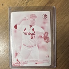 RARE 2017 Topps Bowman Alex Reyes ROOKIE Magenta Printing Plate 1/1 St. Louis!