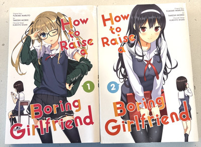 How to Raise a Boring Girlfriend Light Novel Vol 1-2 English LN Set Fumiaki Maru
